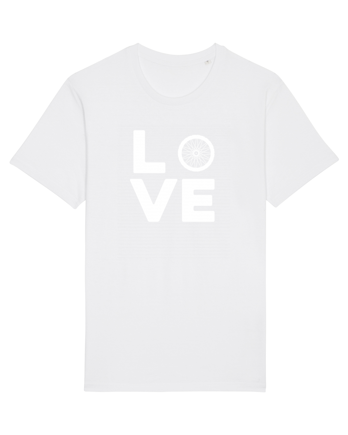Tricou mânecă scurtă Unisex Rocker White