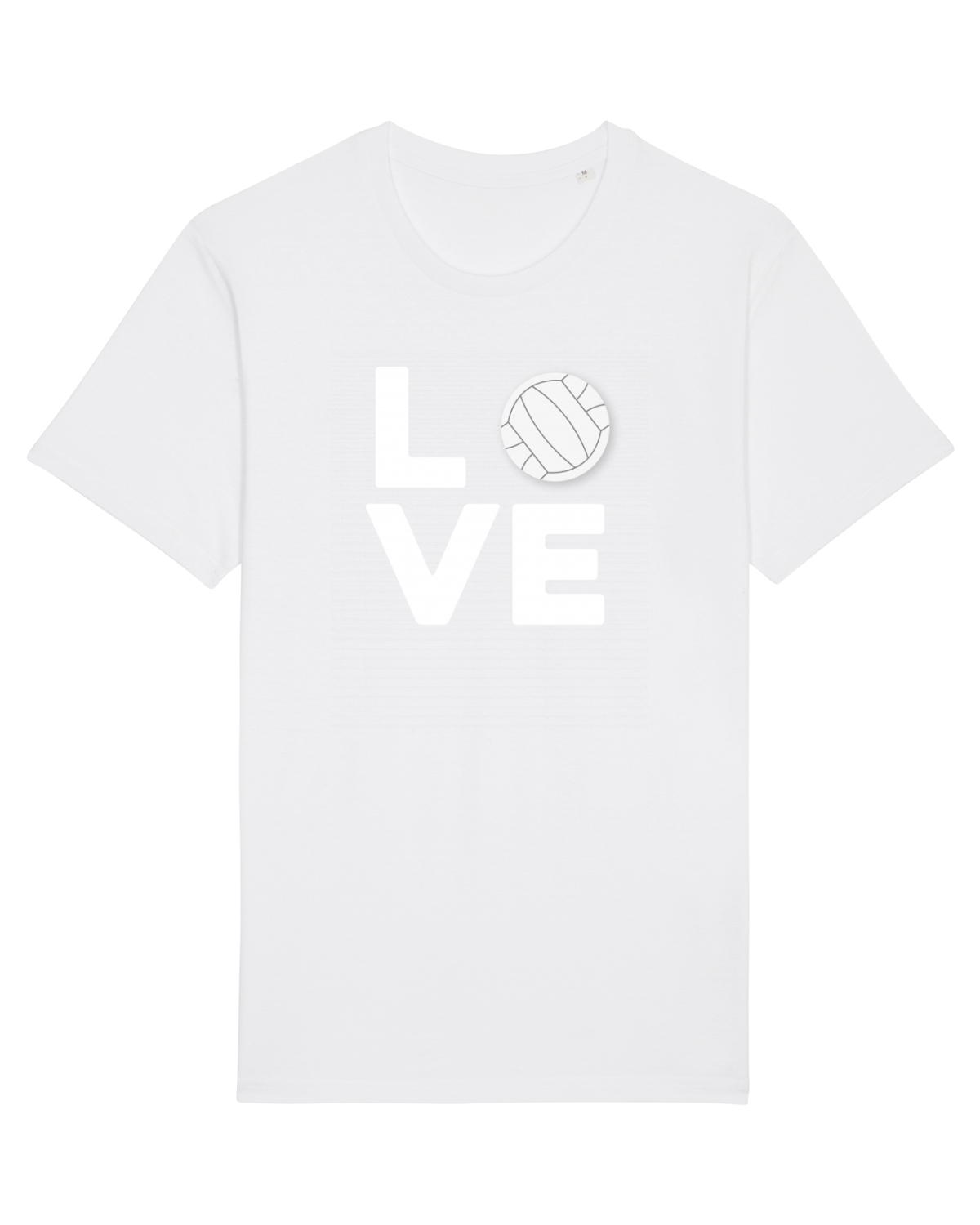 Tricou mânecă scurtă Unisex Rocker White