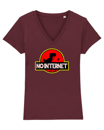 Fără net Burgundy