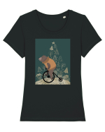 Driving Home for Christmas Tricou mânecă scurtă guler larg fitted Damă Expresser