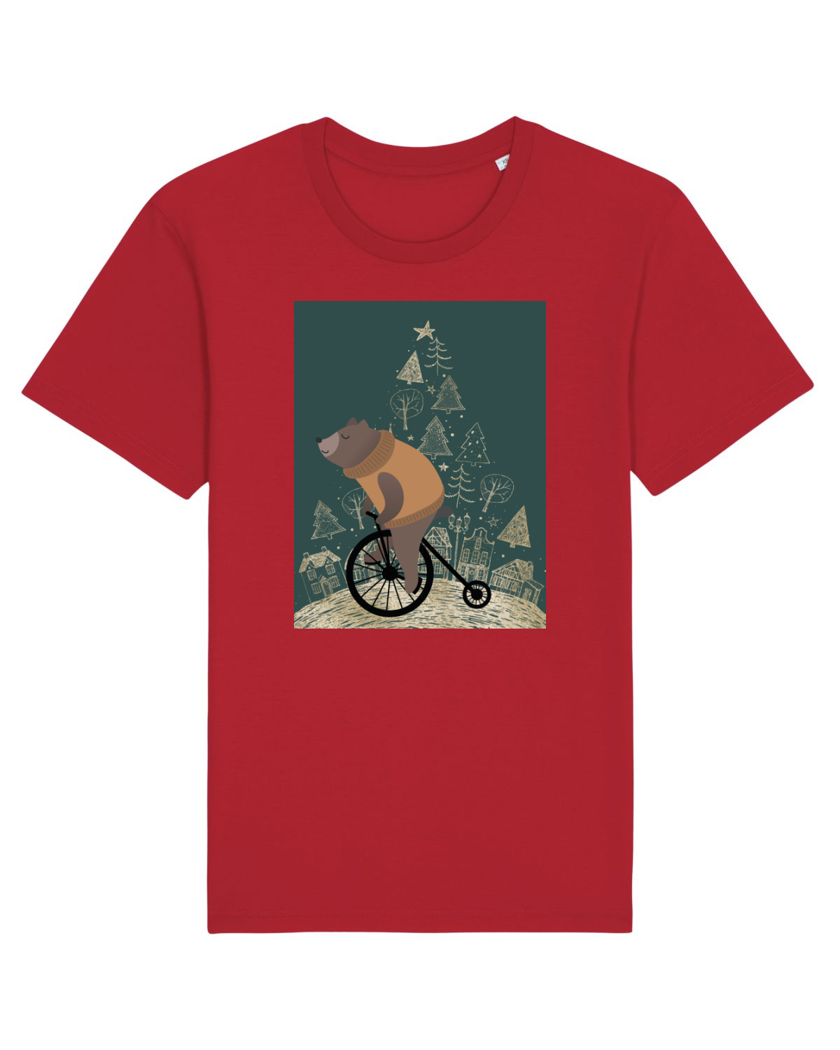 Tricou mânecă scurtă Unisex Rocker Red