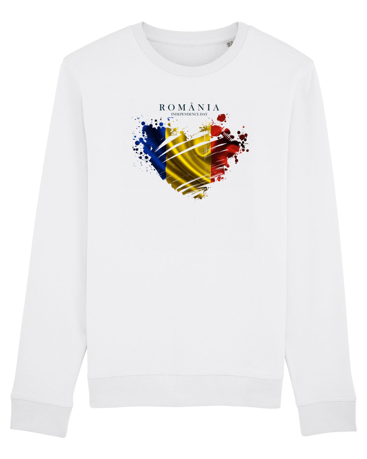 Bluză mânecă lungă Unisex Rise White
