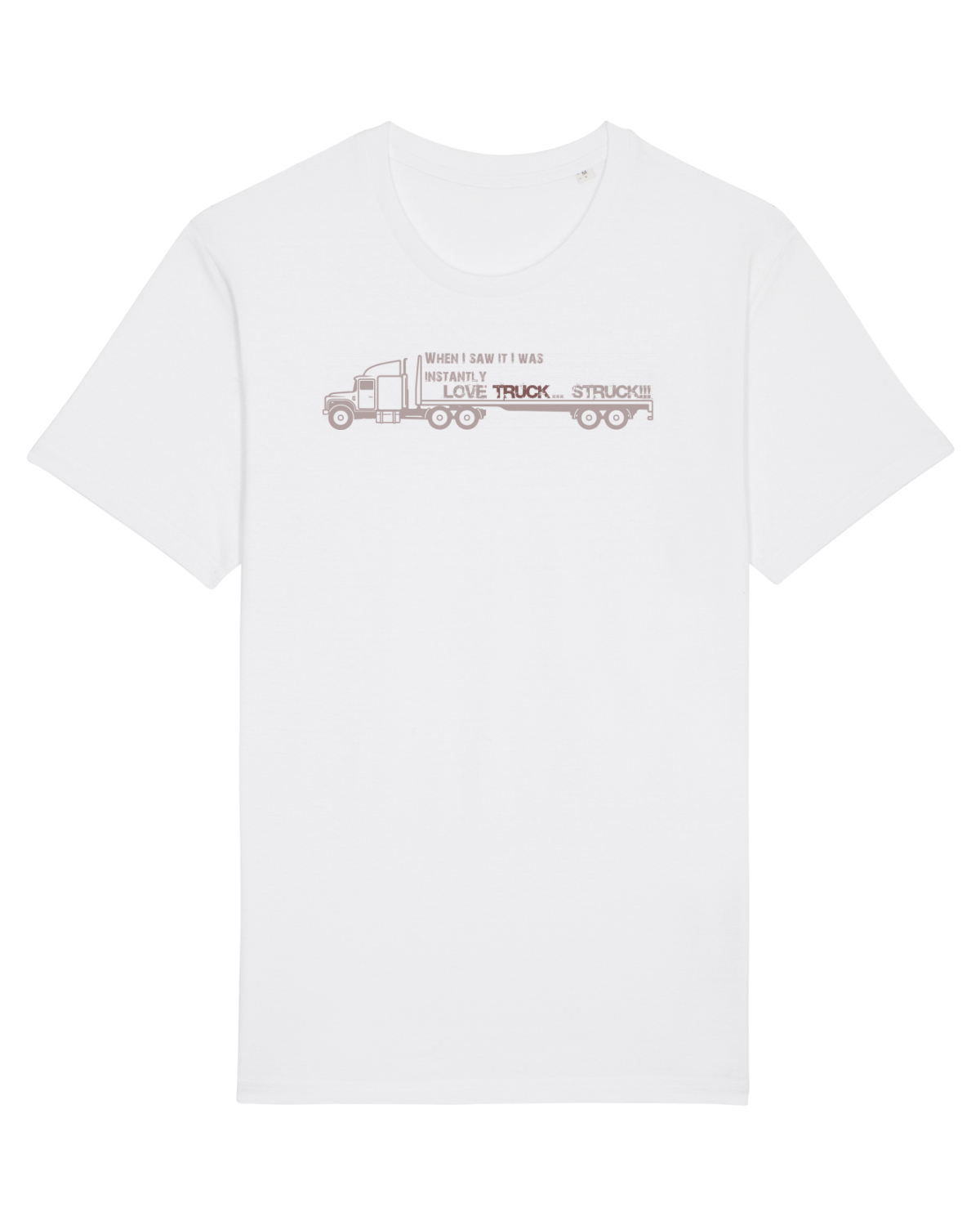 Tricou mânecă scurtă Unisex Rocker White