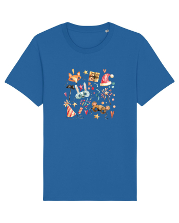 Christmas Festival Royal Blue