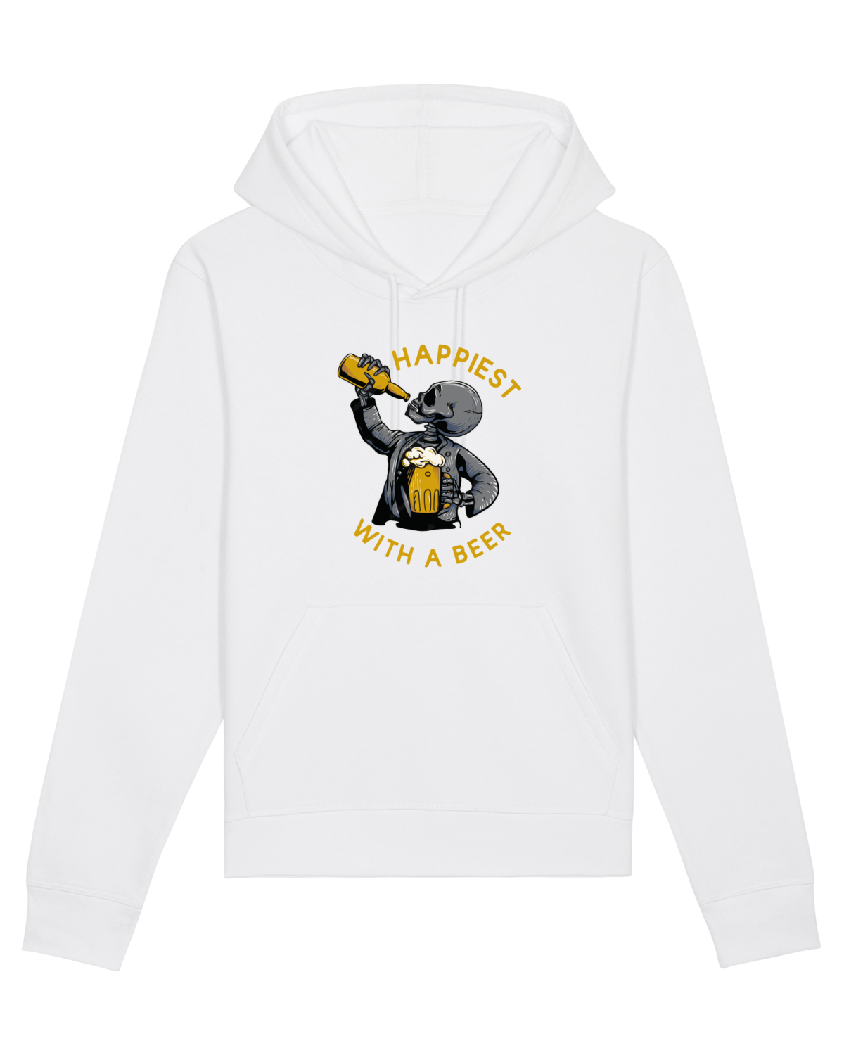 Hanorac Unisex Drummer White