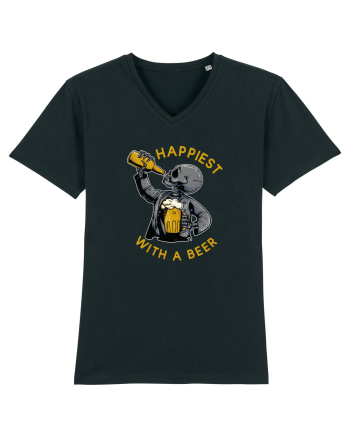 Happiest With A Beer Black