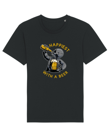 Happiest With A Beer Black