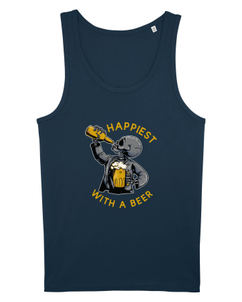 Happiest With A Beer Navy