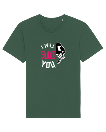 I Will Stab You Bottle Green