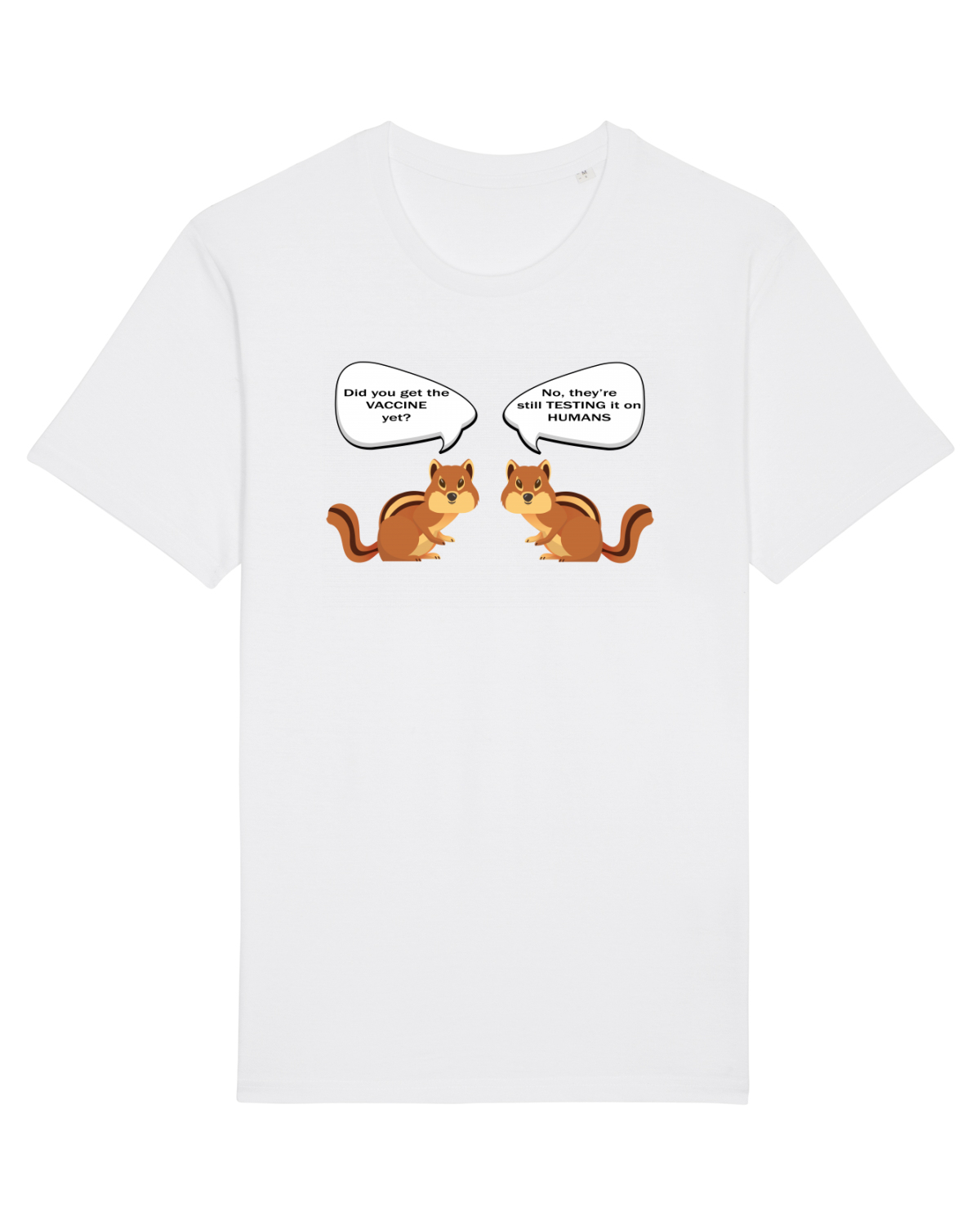 Tricou mânecă scurtă Unisex Rocker White