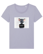 Wanted Tricou mânecă scurtă guler larg fitted Damă Expresser