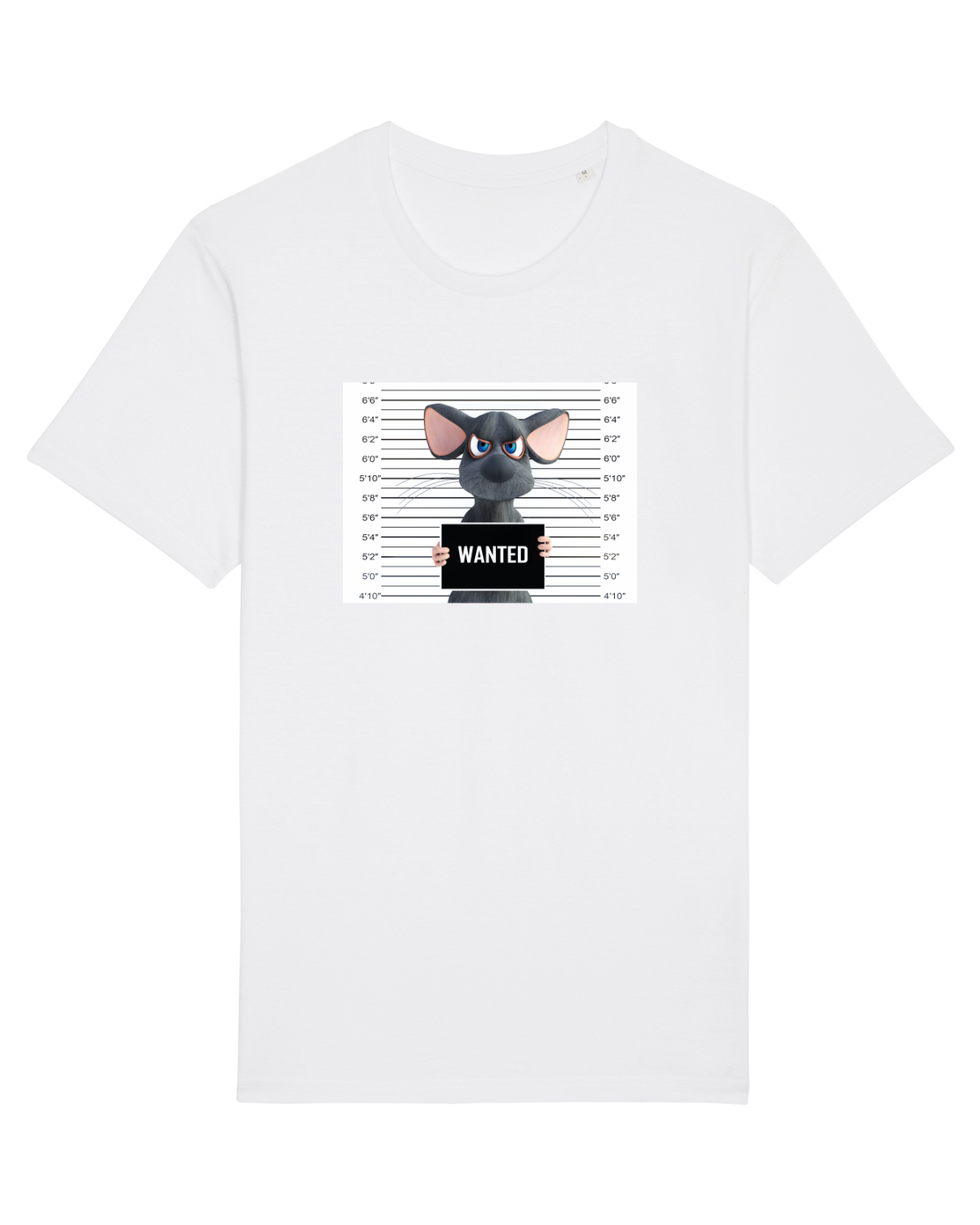 Tricou mânecă scurtă Unisex Rocker White