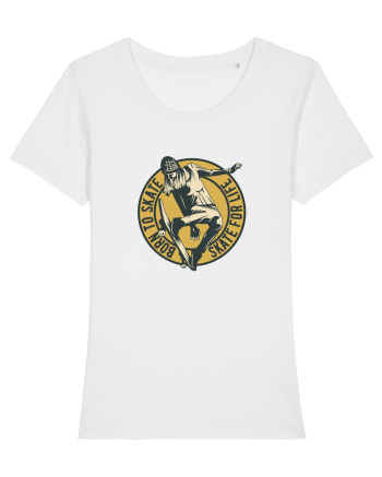 Born to Skate for Life White