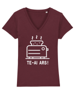 TE-AI ARS ! Tricou mânecă scurtă guler V Damă Evoker