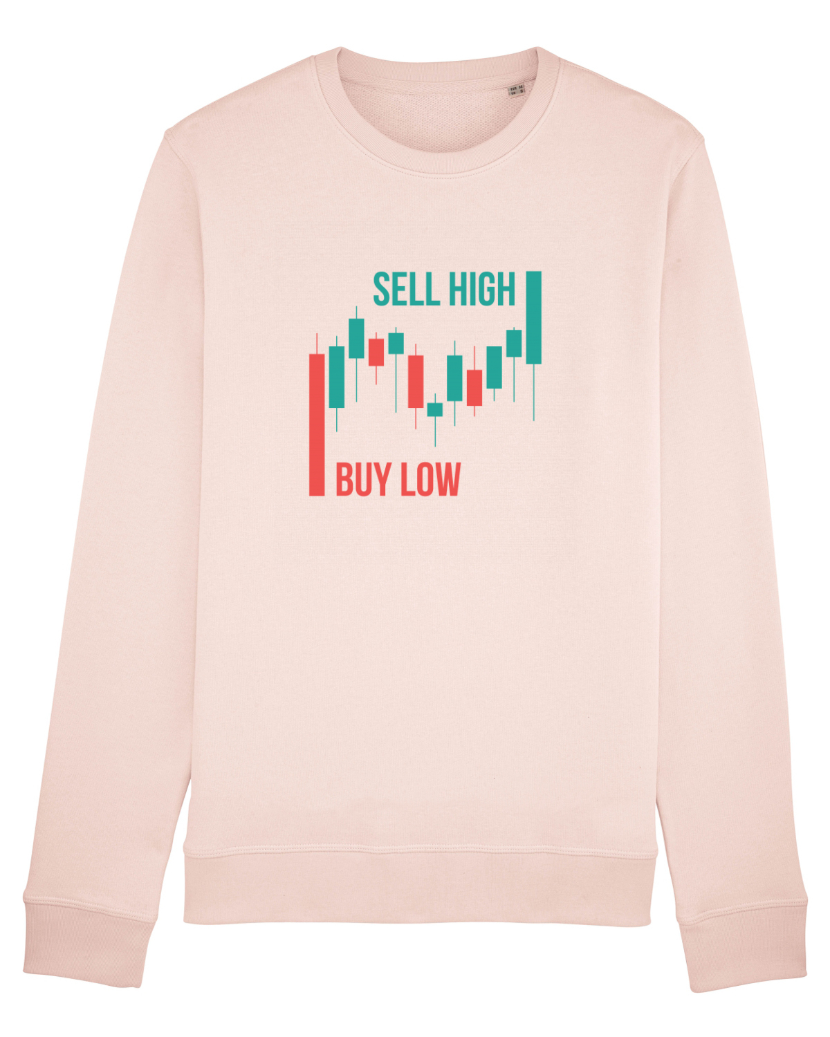 Bluză mânecă lungă Unisex Rise Candy Pink