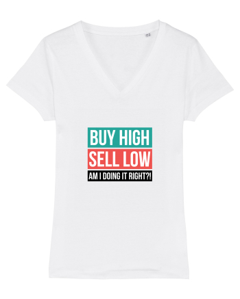 Buy High Sell Low (textbox) White