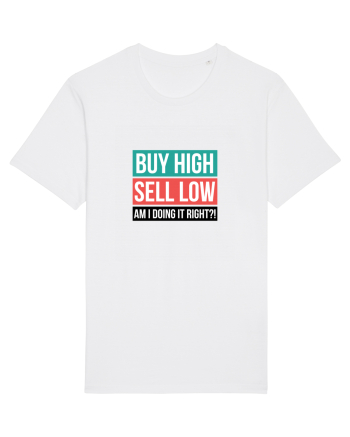 Buy High Sell Low (textbox) White