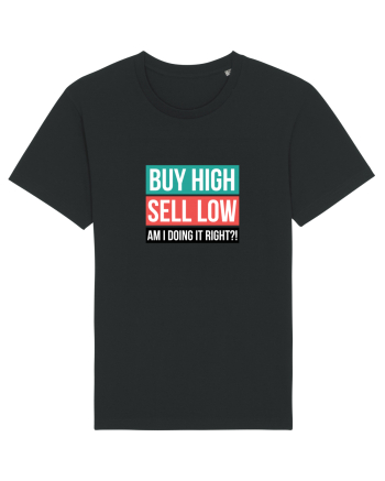Buy High Sell Low (textbox) Black