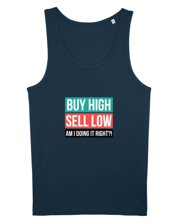 Buy High Sell Low (textbox) Navy