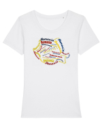 Patriot Romania  Tricou mânecă scurtă guler larg fitted Damă Expresser