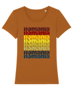 Patriot Romania  Tricou mânecă scurtă guler larg fitted Damă Expresser
