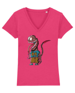 MUTANT H Tricou mânecă scurtă guler V Damă Evoker