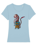 MUTANT H Tricou mânecă scurtă guler larg fitted Damă Expresser