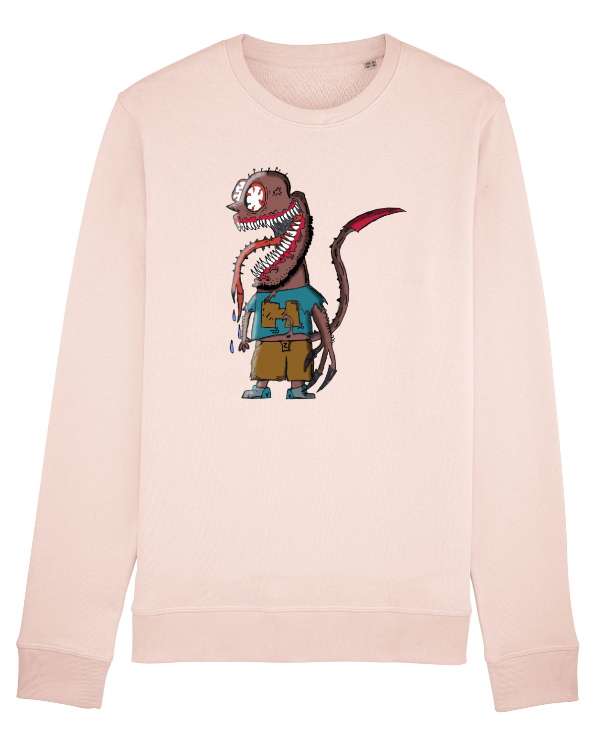 Bluză mânecă lungă Unisex Rise Candy Pink