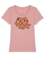 Patriot Romania  Tricou mânecă scurtă guler larg fitted Damă Expresser
