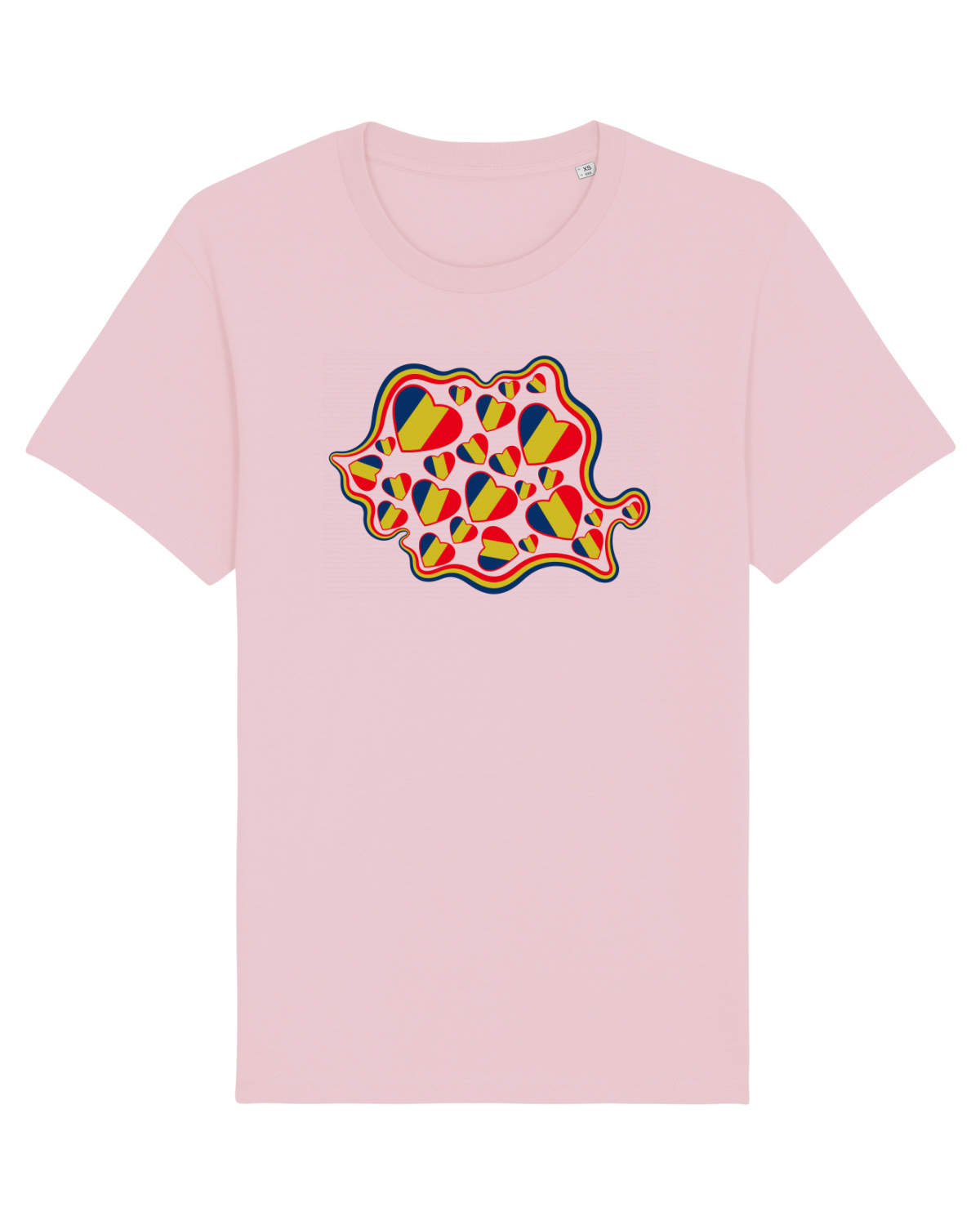 Tricou mânecă scurtă Unisex Rocker Cotton Pink