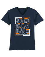 Compasiune Tricou mânecă scurtă guler V Bărbat Presenter