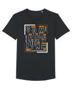 Compasiune Tricou mânecă scurtă guler larg Bărbat Skater