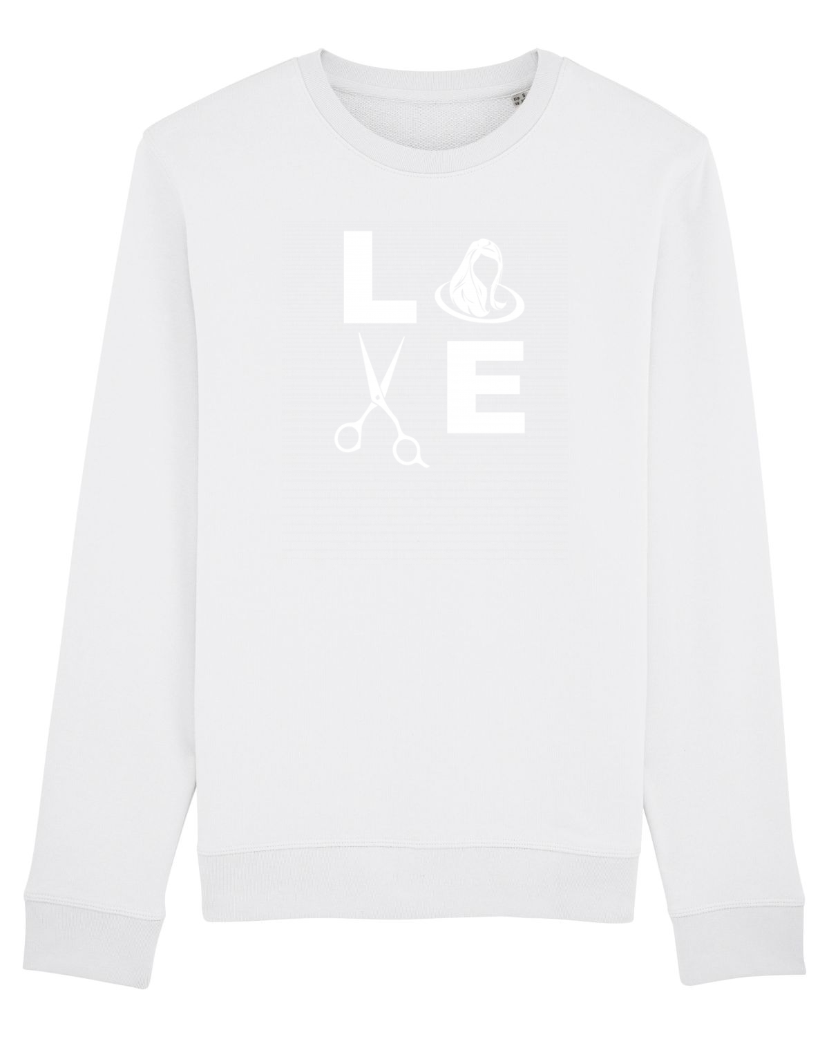Bluză mânecă lungă Unisex Rise White
