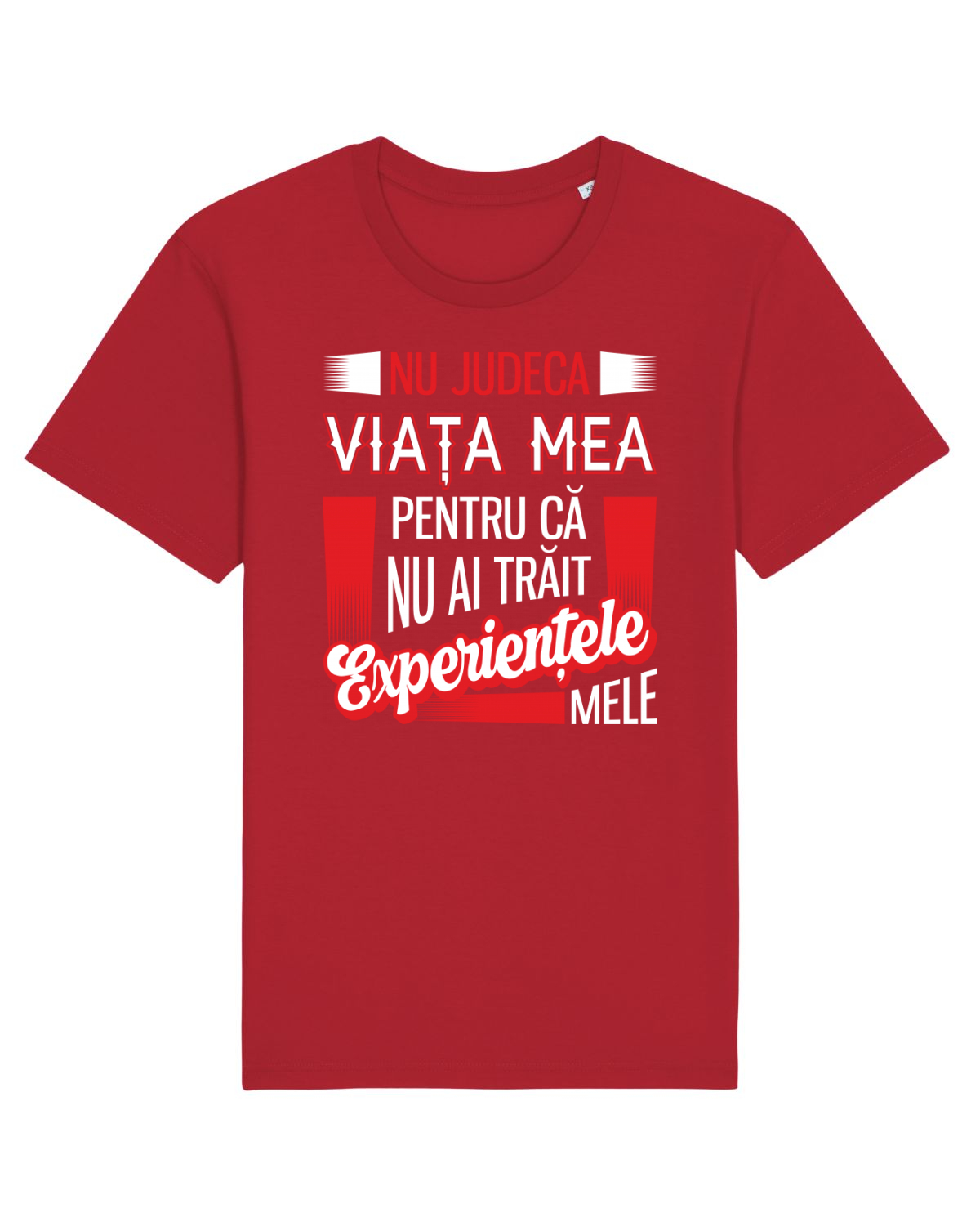 Tricou mânecă scurtă Unisex Rocker Red