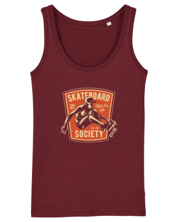Skateboard Society Burgundy
