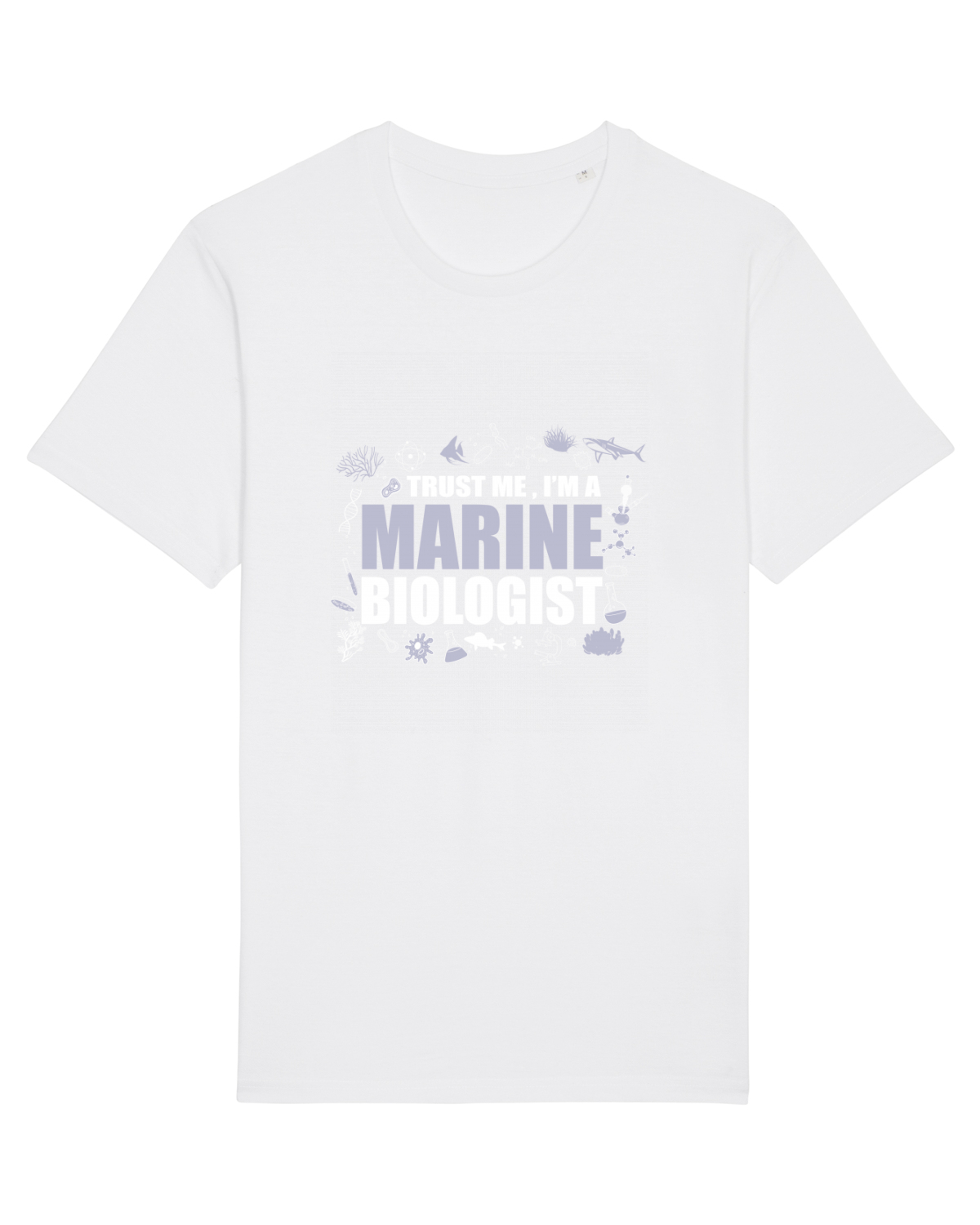 Tricou mânecă scurtă Unisex Rocker White