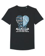 ANGEL MOM Tricou mânecă scurtă guler larg Bărbat Skater