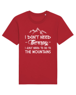 MOUNTAINS Tricou mânecă scurtă Unisex Rocker