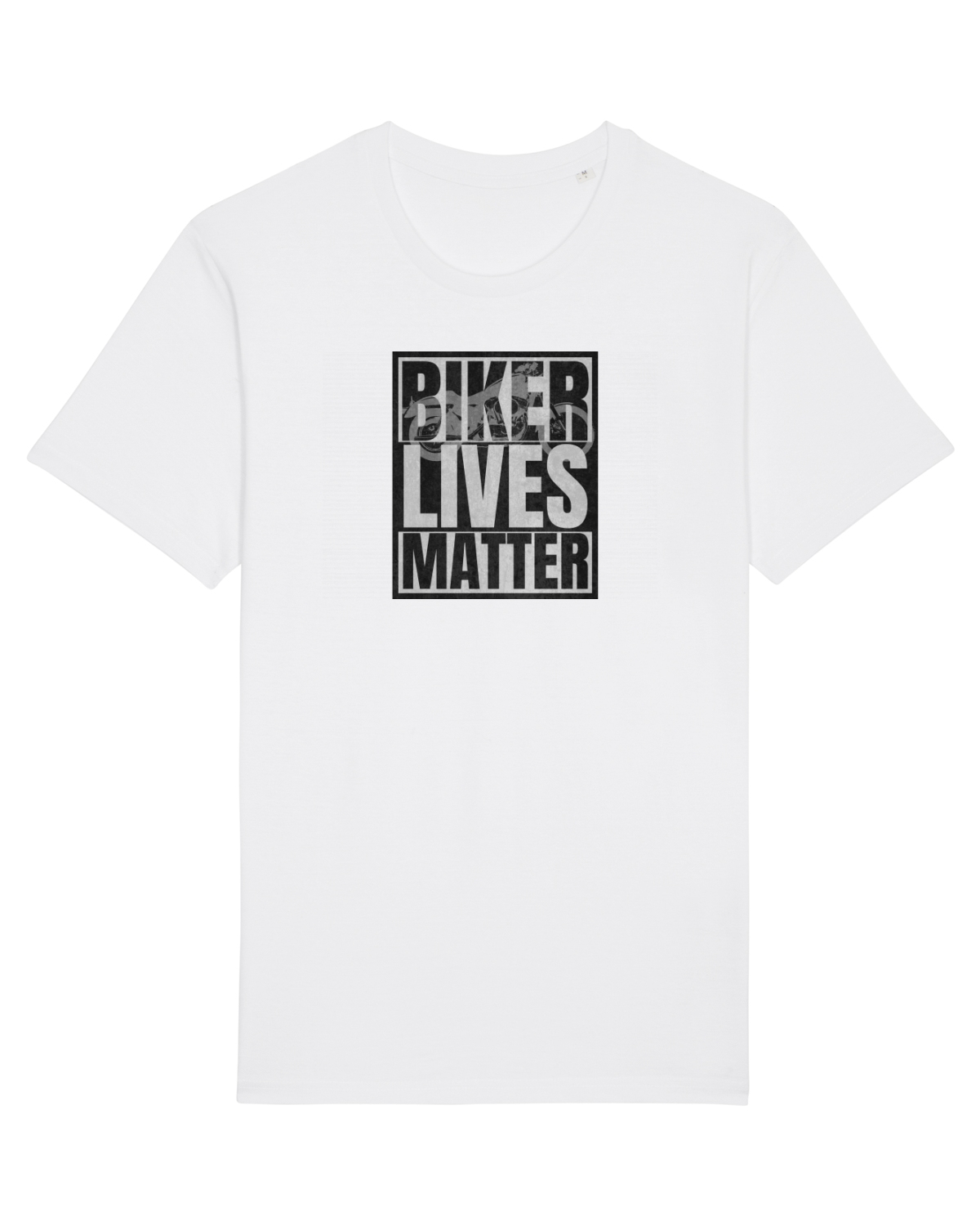Tricou mânecă scurtă Unisex Rocker White
