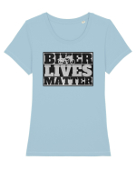 Pentru Motociclisti Tricou mânecă scurtă guler larg fitted Damă Expresser