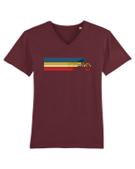 Pentru Motociclisti Tricou mânecă scurtă guler V Bărbat Presenter