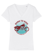 Pentru Motociclisti Tricou mânecă scurtă guler V Damă Evoker