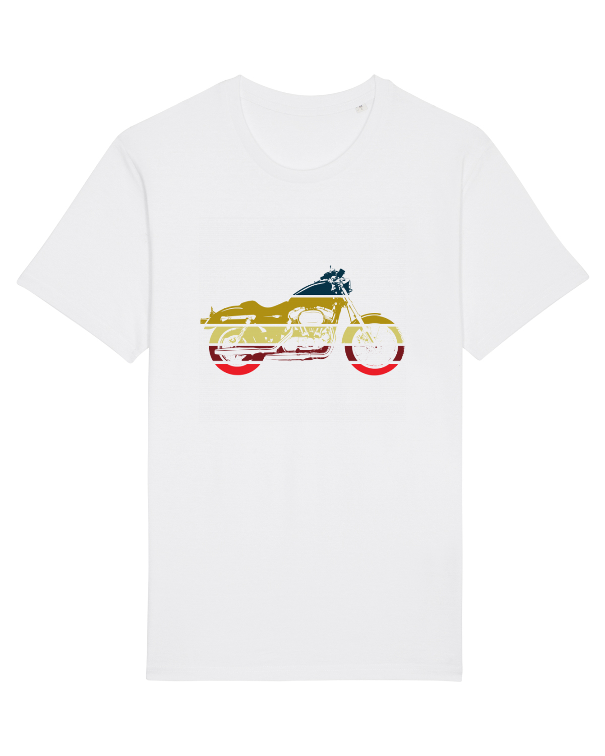 Tricou mânecă scurtă Unisex Rocker White