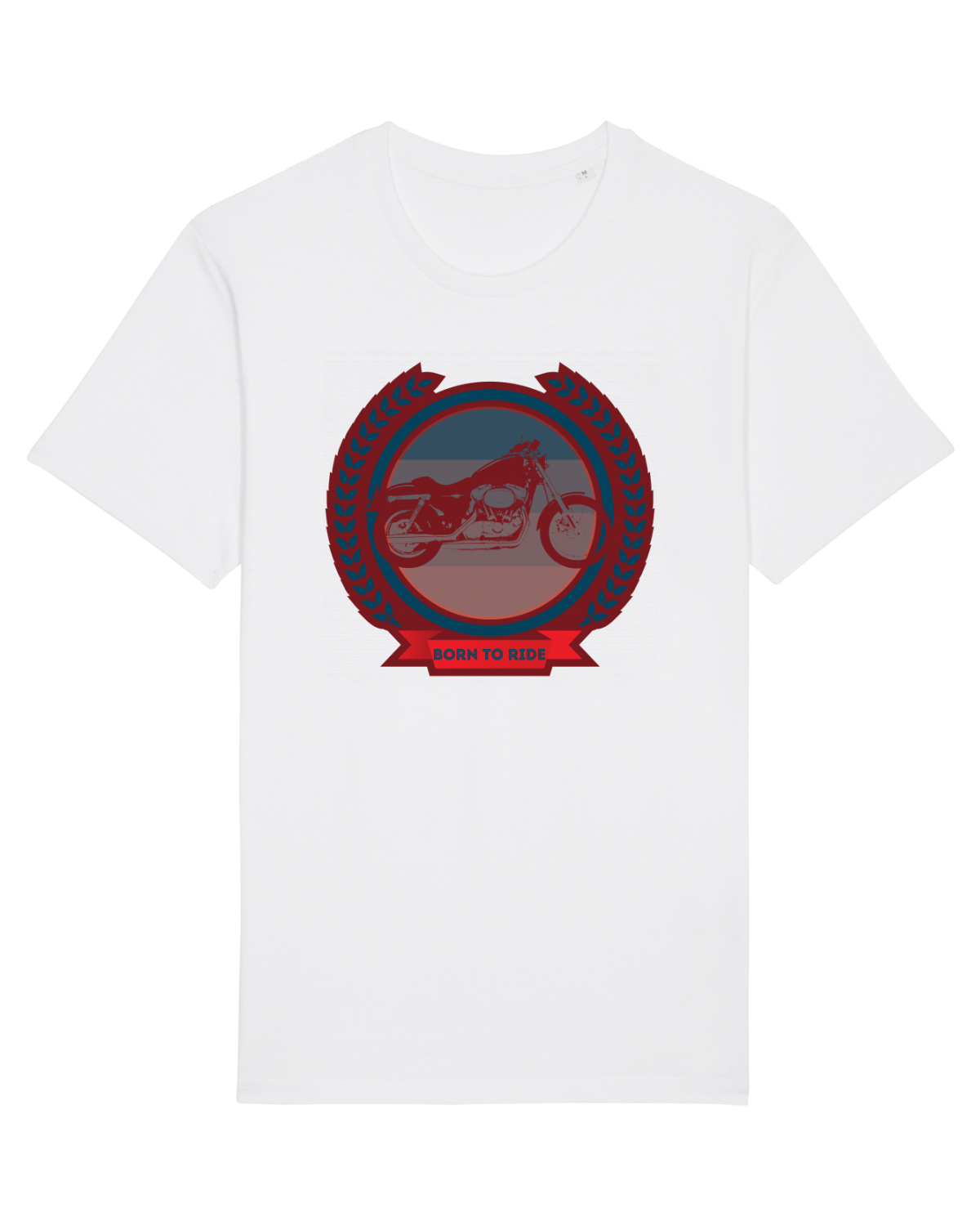 Tricou mânecă scurtă Unisex Rocker White
