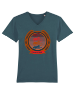Pentru Motociclisti Tricou mânecă scurtă guler V Bărbat Presenter