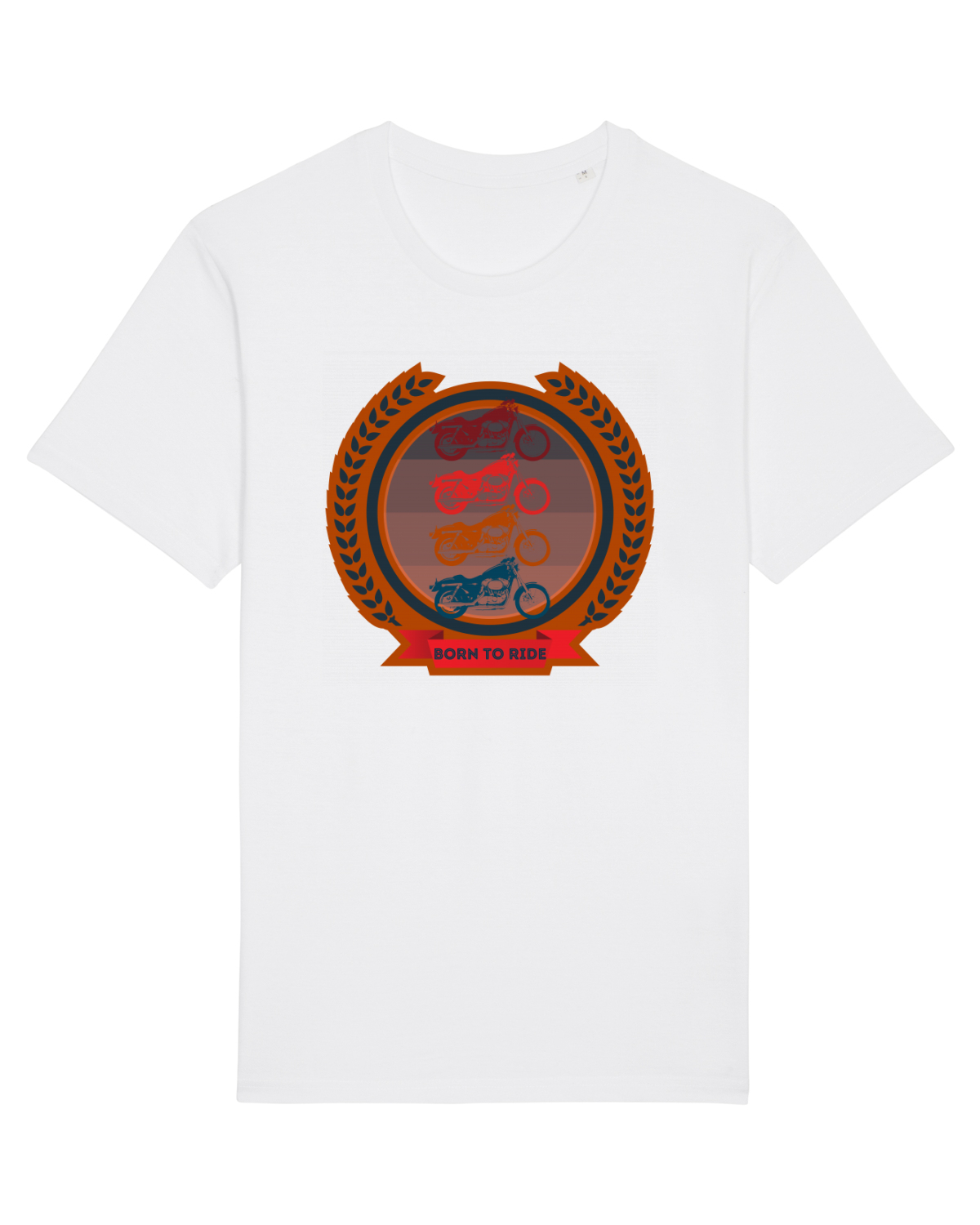 Tricou mânecă scurtă Unisex Rocker White
