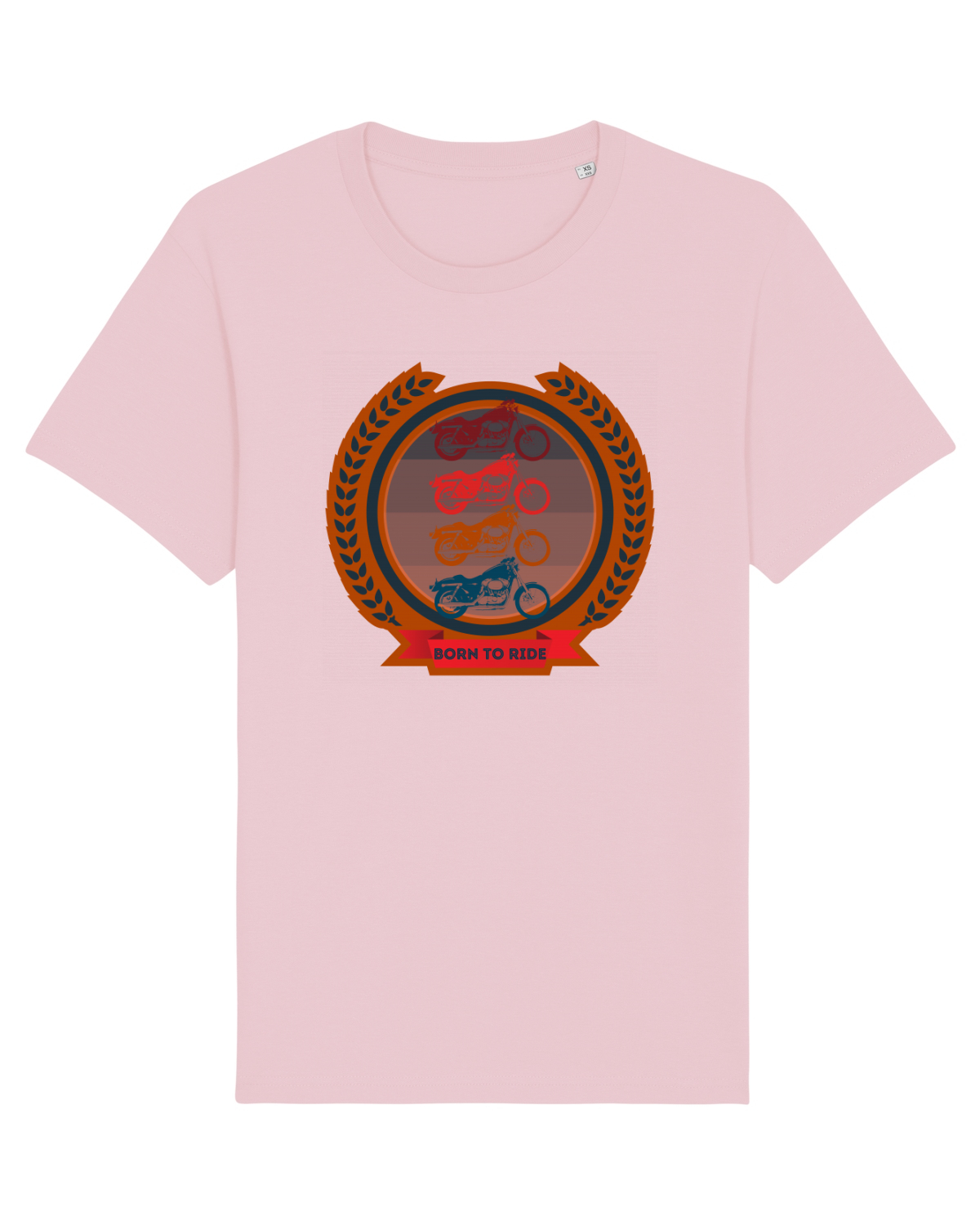 Tricou mânecă scurtă Unisex Rocker Cotton Pink