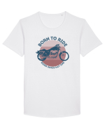 Pentru Motociclisti Tricou mânecă scurtă guler larg Bărbat Skater