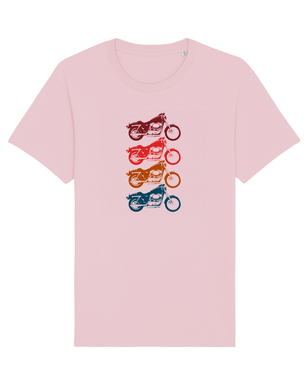Tricou mânecă scurtă Unisex Rocker Cotton Pink