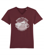 Pentru Motociclisti Tricou mânecă scurtă guler V Bărbat Presenter
